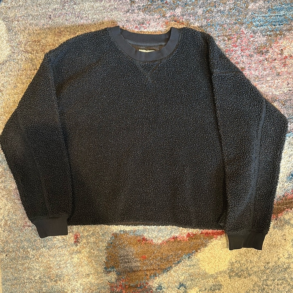 Vintage 1977 American Eagle Fuzzy cropped sweater